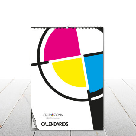 Calendarios de pared wire-o con colgador - Calendarios con colgador Grupo Zona