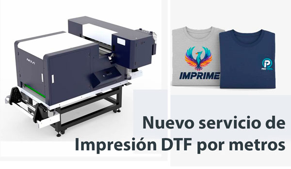 Impresión DTF por metros